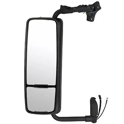 Driver Side Truck Mirror Complete Door Black For 2004-2017 Volvo VNL • $132.75