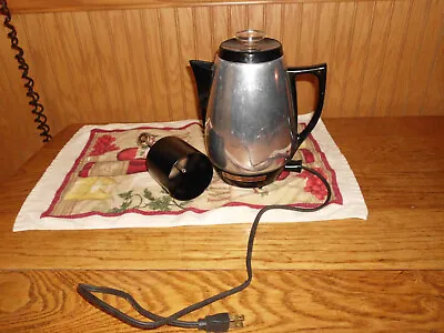 Vintage SUNBEAM Coffeemaster AP33 Electric Percolator 11 Cup Coffee Maker • $24.99