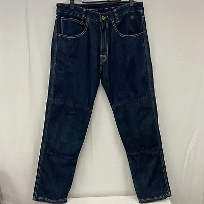 MotoCentric Kevlar Lined Denim Jeans Pants Blue Size Adult Men's Size 36 No Tags • $110