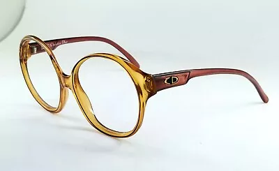 Christian Dior CD 2048 Brown Gold Vintage Sunglass Frame Germany • $52