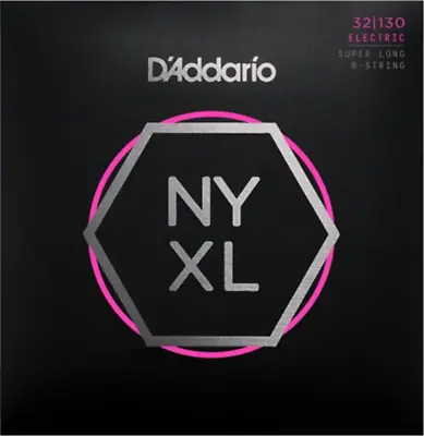 D'Addario Super Long Scale Regular Light 6-String 32-130 Bass Guitar Strings • $48.95