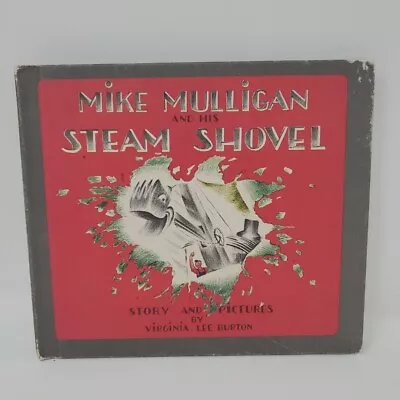 Mike Mulligan And His Steam Shovel Hardcover By Virginia Lee Burton HC-1967 • $13