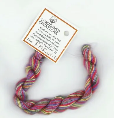 Silk Hand-Dyed Thread 30 Yd Conjoined Creations FM Radio Multi Cross Stitch • $4.85