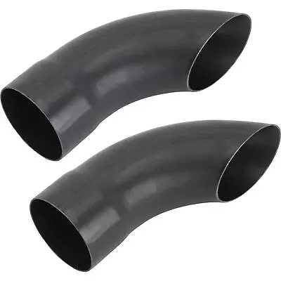 Speedway Turn-Down/Kickout Tail Pipe Tips 3-1/2 X 7 Inch Premium Raw Steel • $32.99