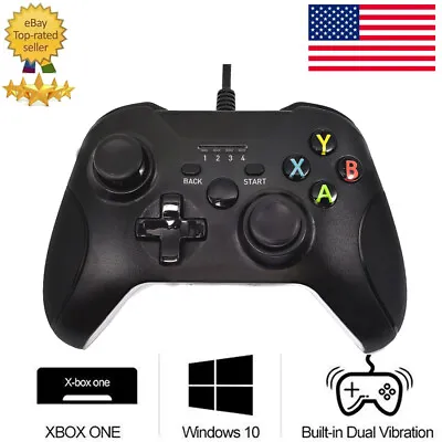 Wired Controller For Xbox One Windows PC Dual Vibration USB Joystick Gamepad • $16.90