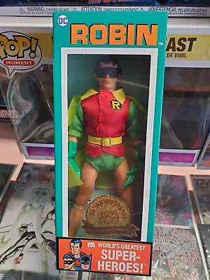 NEW 2022 50TH ANNIVERSERY CLASSIC BOXED MEGO 8  Removable Mask ROBIN FIGURE • $29.99