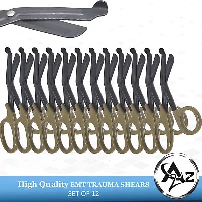 12 Paramedic EMT Trauma Shears Nurse Scissor First Aid 7.25  Tactical Sand Tan • $24.99