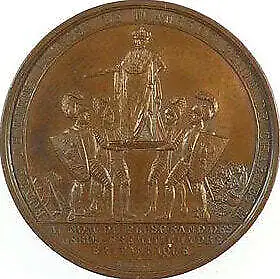 1804 FRANCE Coronation Of Napoleon 45mm Bronze Medal EF • £200