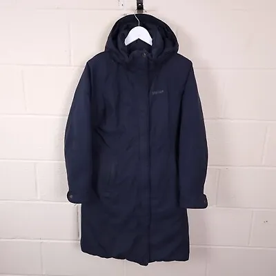 MARMOT Coat Womens M Medium Down Waterproof Puffer Parka Insulated Long Hooded • £59.90