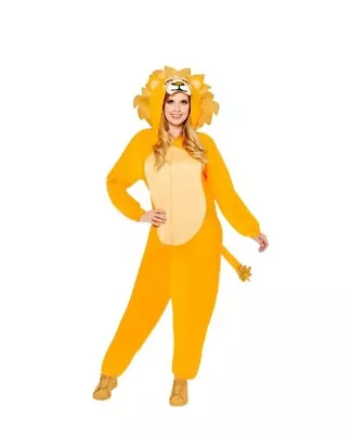 Amscan Lion All In One Jumpsuit Adults Mens Ladies Fancy Dress Costume • £20
