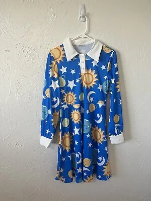 Women’s Solar System Dress Miss Frizzle Stars Sun Planets Small • $15