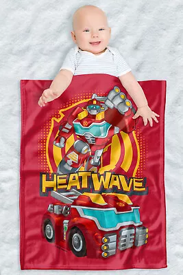Transformers Soft Fleece Baby Blanket Cozy Crib Throw 30 X40  Heatwave • $27.99