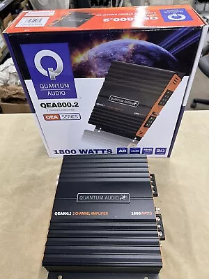 Quantum Audio QEA800.2 STRONG 1800 Watts 2 Channel Car Amplifier - New Amp! • $89.99