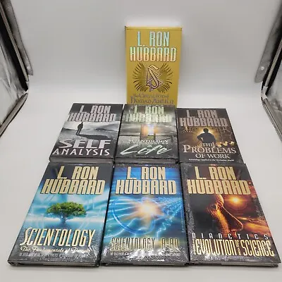 L Ron Hubbard Lot Of 7 Scientology Books Hardcover Sealed • $34.95