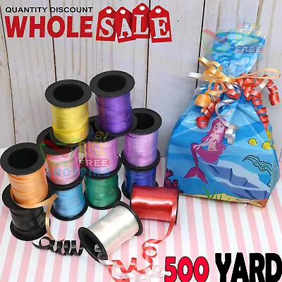 £20.99 • Buy 500 Meters Balloon Curling Ribbon For Party Gift Wrapping Balloons String Tie