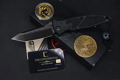 Microtech Sig. Socom Elite Shadow DLC S/N 289 W/Plague Ti Bead/ John Wick Pack • $599.95