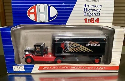 AHL Mack Model BM Indian Motorcycle Semi Truck L51109 • $27.99