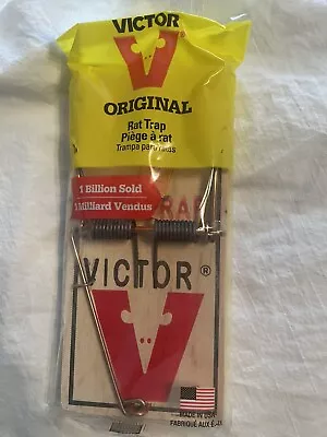 Victor Original Metal Pedal Rat Trap  1 Trap M201  Wood • $6