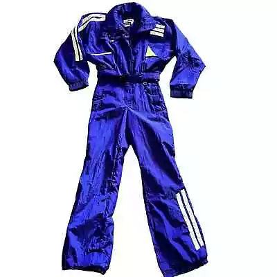 Vintage 80s OBERMEYER Snow Suit 6 SMALL Purple Thinsulate Insulated Retro Skiing • $119.99