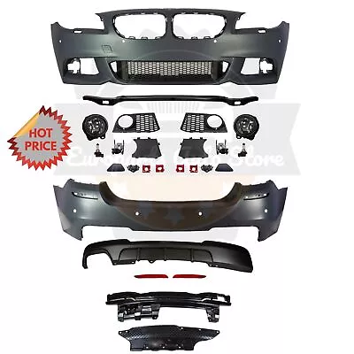 BMW F10 MSPORT STYLE FRONT & REAR PERFORMANCE BUMPER FOR 11-13 BMW F10 528i PDC • $1098