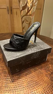 Monogram High Heels 5 Inch MDT Black NWT 9 NIB • $20