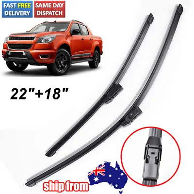 For Holden Colorado RG 2012-2017 Front Windscreen Wiper Blades Pair (2x) 18  22  • $18.99