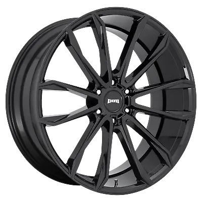 1 New 24X10 30 6X139.7 DUB 1PC S253 Clout Gloss Black Wheel/Rim • $564