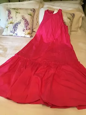 Hot Pink H&M Maxi Dress Med 12 NWT • $25
