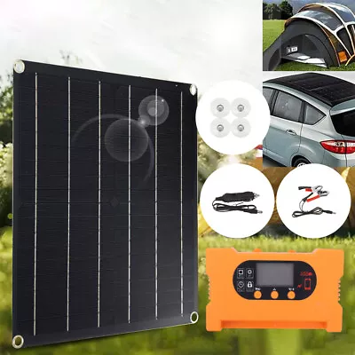 50W Solar Panel 12V Trickle Charge Battery Charger For Maintainer Marine RV Car • $30.49