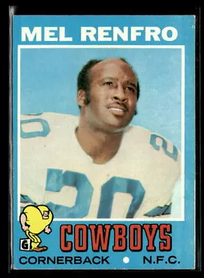 1971 Topps #118 Mel Renfro VG • $1.25