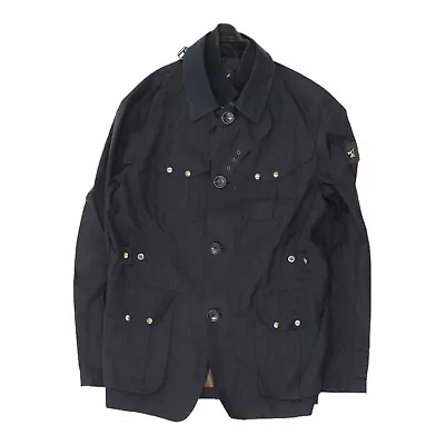 Montecore Icona Mens Button Up Navy Jacket | Vintage High End Luxury Designer • $186.50