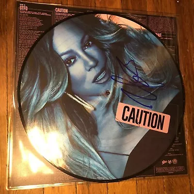 $400 • Buy Mariah Carey Caution Signed Limited Picture Disc Autograph Vinyl LP