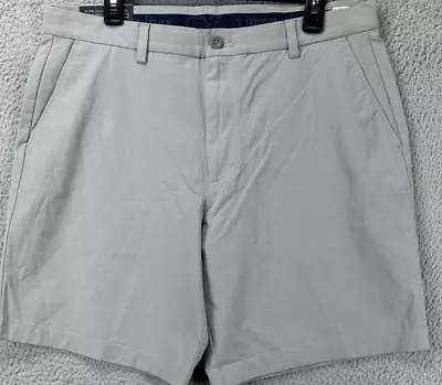 Vineyard Vines Shorts Men 35 Performance Grey Breaker Classic Chino Golf NEW A37 • $38