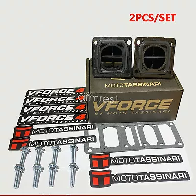 2PC Banshee V Force 4 Reeds Cages VForce Yamaha YFZ 350 Reed Valve V4144-2 Four • $84.99