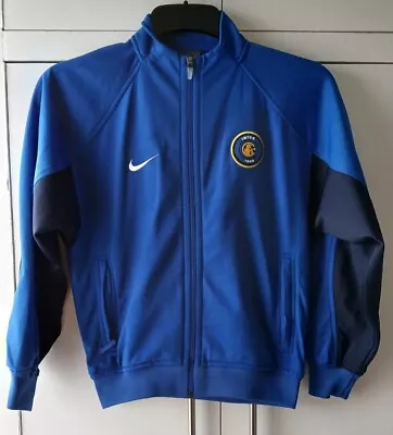 Nike Inter Milan Zip Up Training Jacket Size On Tag 140-152cm 34  Chest • £3.50