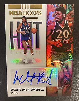 2020 NBA Hoops Michael Ray Richardson Hot Signature Auto New York Knicks • $7.50