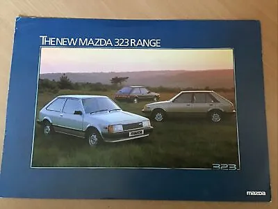 Mazda 323 Hatchback Car Sales Single Sheet Brochure September 1980 1100 1300 GT • $1.25