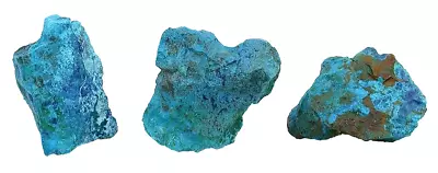 154 Gram 5.5 Ounce 3 Quantum Quattro Silica Chrysocolla Cab Rough CS87/22224 • $46.99