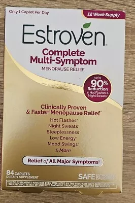 Estroven Complete Multi-symptom Menopause Relief 84 Caplets- Exp 02/2025 • $27.95