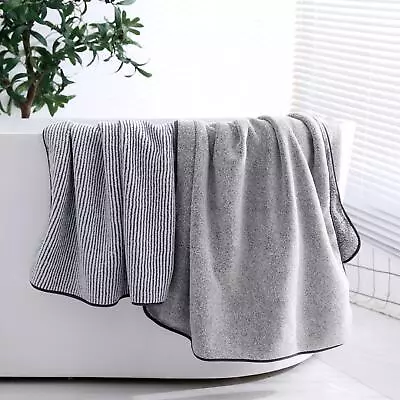 Bath Towel 140x70cm Microfiber Coral Velvet Quick Drying Towel Bathroom Towel • $17.17