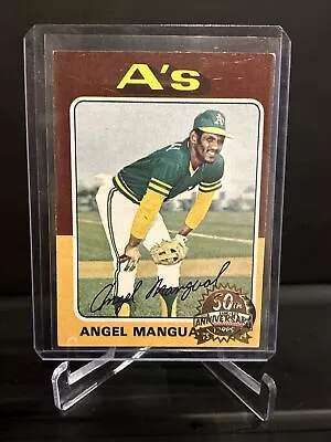 2024 Topps Heritage 1975 Buyback 50th Stamp Angel Mangual Box Topper • $4.99