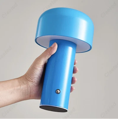 £18 • Buy Habitat Ngami Mushroom Touch Table Lamp In Blue