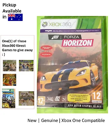 Xbox360 Game : BRAND NEW Forza Horizon Xbox One Compatible FREE Kinect Game • $27.35