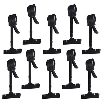 £12.24 • Buy 10pcs Price Tags Holder Buffet Food Tags Shop Label Clamp Rotatable Sign Clips