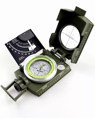 AOFAR Military Compass AF-4074  Sighting OutdoorCamping Hiking Survival Marching • $11.19