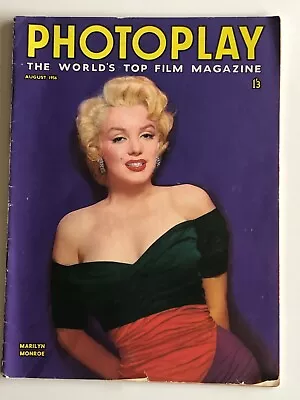 Marilyn Monroe Photoplay Magazine AUGUST 1956 UK Stunning Cover • $53.03