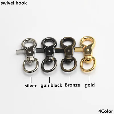 60mm Lobster Detachable Swivel Clasps For Keyring Hook Findings With 4 Color  • $5.29