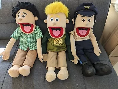 Silly Puppets 25” Full Body Lot Of 3 Ventriloquist Style Puppets  • $59.99