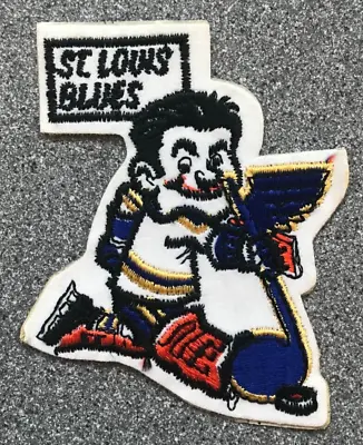 $19.95 • Buy 1970's St. Louis Blues Nhl Hockey Vintage 4.5  Cartoon Team Patch