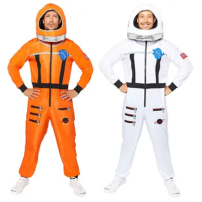 Adults Astronaut Fancy Dress Spaceman Costume Spacesuit Book Week Mens Ladies • £27.99